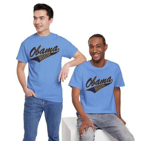 Obama High Swoosh Tee -  Unisex Heavy Cotton - Image 2