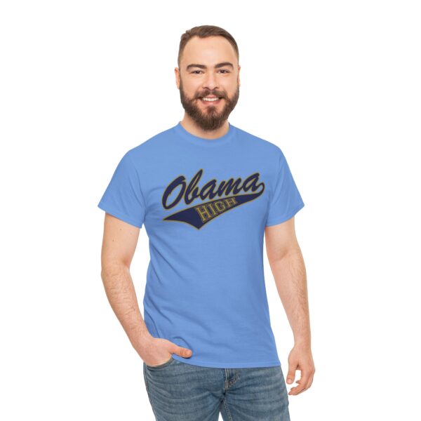 Obama High Swoosh Tee -  Unisex Heavy Cotton - Image 7