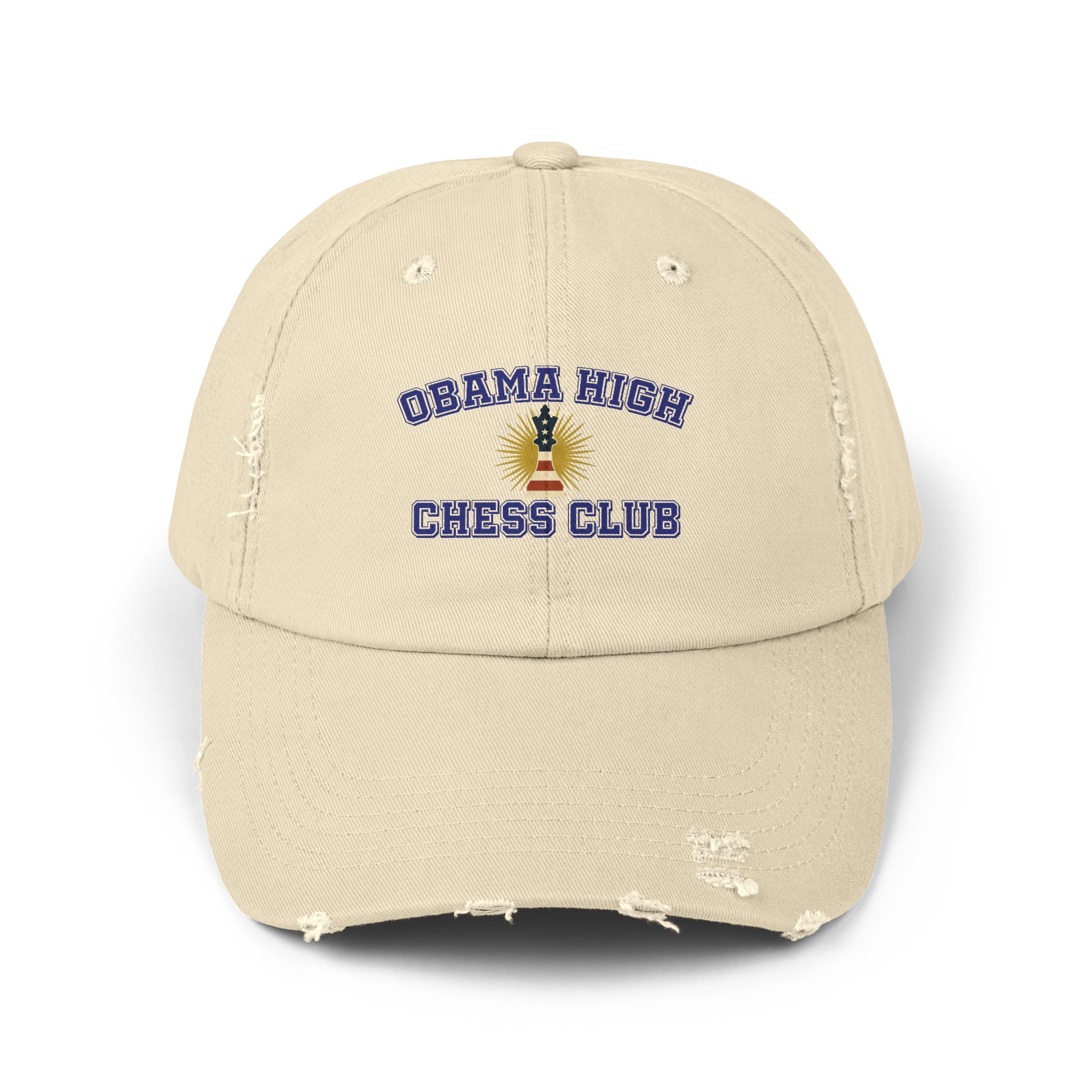 Obama High Chess Club Distressed Cap