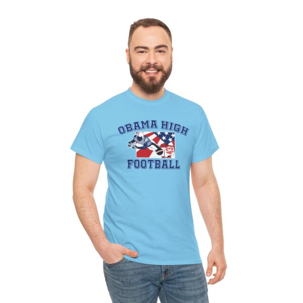 Obama High Football Tee – Classic Collegiate Grit, All-American Style - Image 23