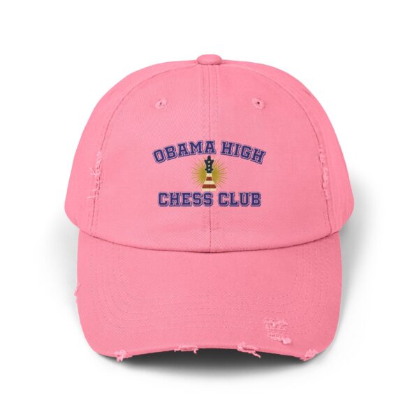 Obama High Chess Club Distressed Cap - Image 7