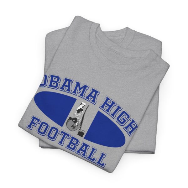 Obama High Football Tee – Classic Collegiate - Image 2