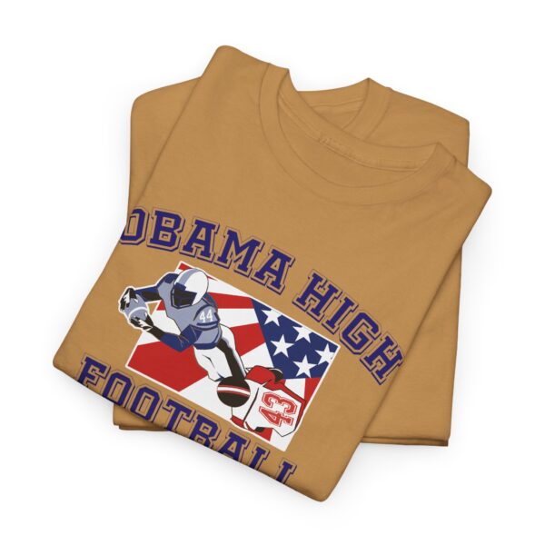 Obama High Football Tee – Classic Collegiate Grit, All-American Style - Image 12