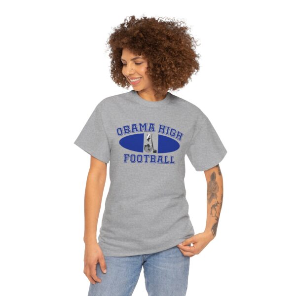 Obama High Football Tee – Classic Collegiate - Image 4