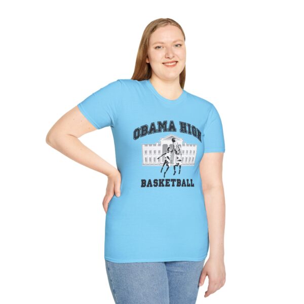 Obama High Basketball T-Shirt - Image 50