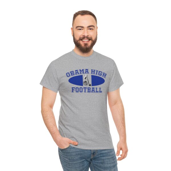 Obama High Football Tee – Classic Collegiate - Image 5