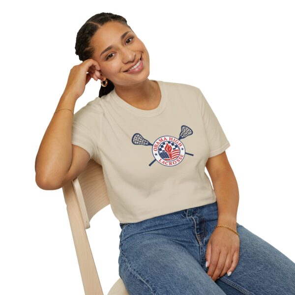 Obama High Lacrosse Team Action Tee - Image 50