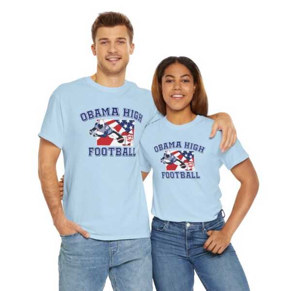 Obama High Football Tee – Classic Collegiate Grit, All-American Style - Image 37