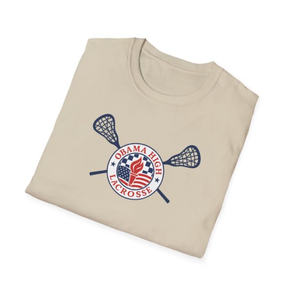 Obama High Lacrosse Team Action Tee - Image 49