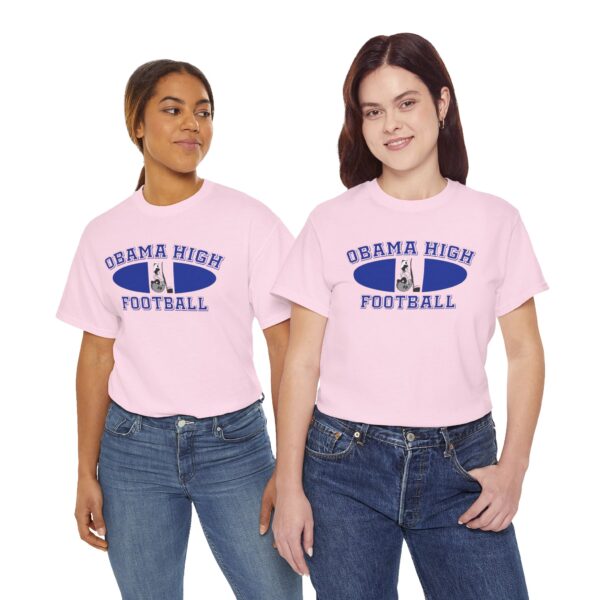 Obama High Football Tee – Classic Collegiate - Image 51