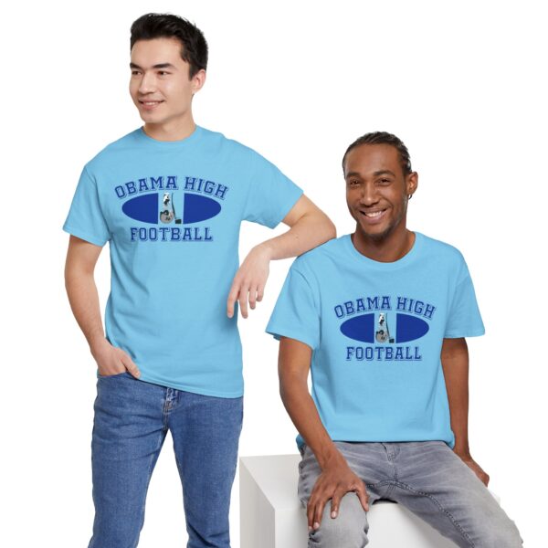 Obama High Football Tee – Classic Collegiate - Image 36