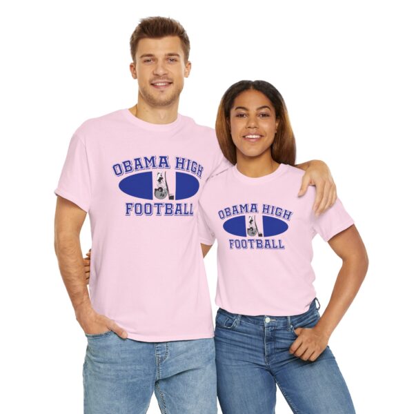 Obama High Football Tee – Classic Collegiate - Image 50
