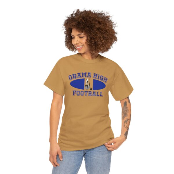 Obama High Football Tee – Classic Collegiate - Image 22