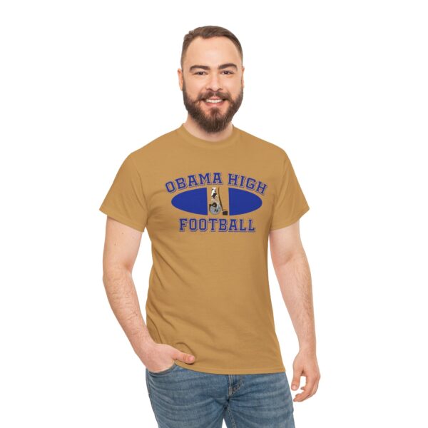Obama High Football Tee – Classic Collegiate - Image 23