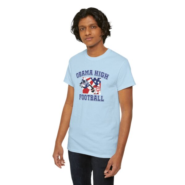 Obama High Football Tee – Classic Collegiate Grit, All-American Style - Image 35