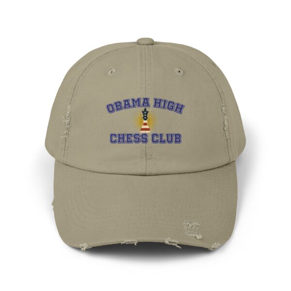 Obama High Chess Club Distressed Cap - Image 5