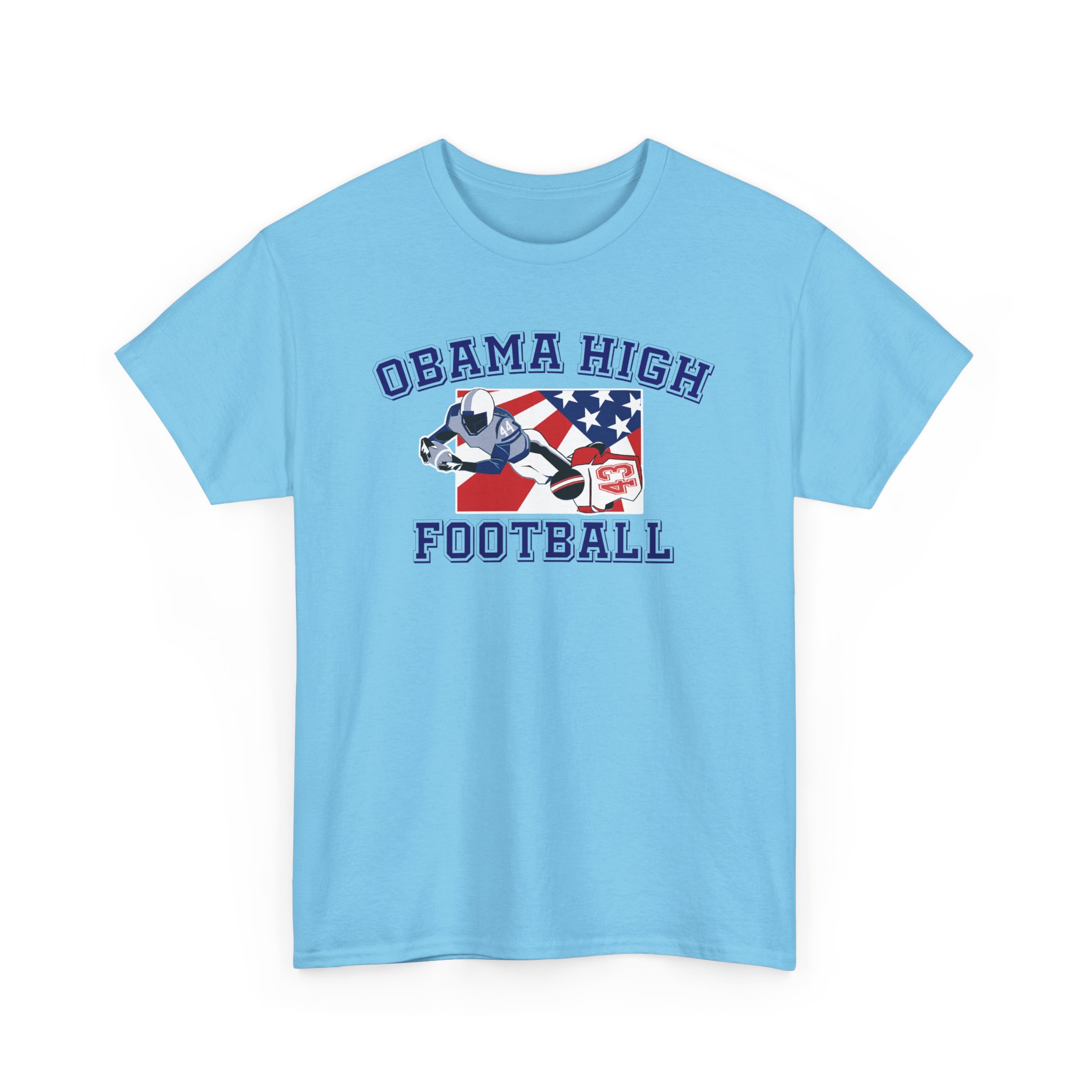 Obama High Football Tee – Classic Collegiate Grit, All-American Style