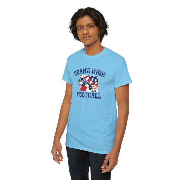 Obama High Football Tee – Classic Collegiate Grit, All-American Style - Image 25