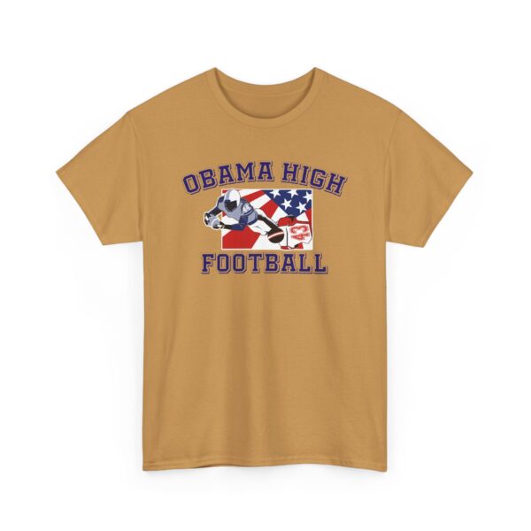 Obama High Football Tee – Classic Collegiate Grit, All-American Style - Image 11