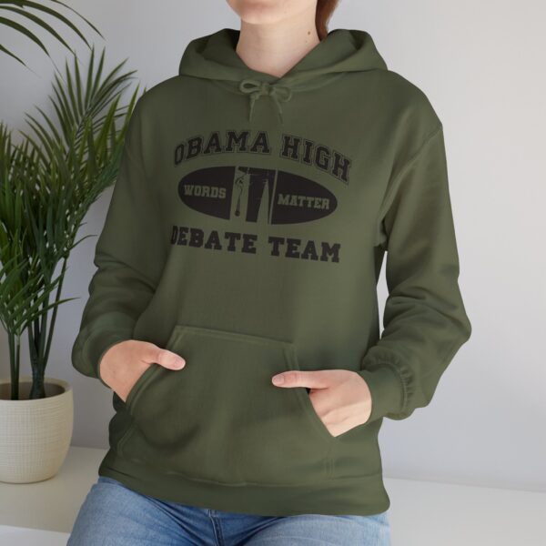 Obama High Debate Team Heavy Blend™ Hooded Sweatshirt - Image 8
