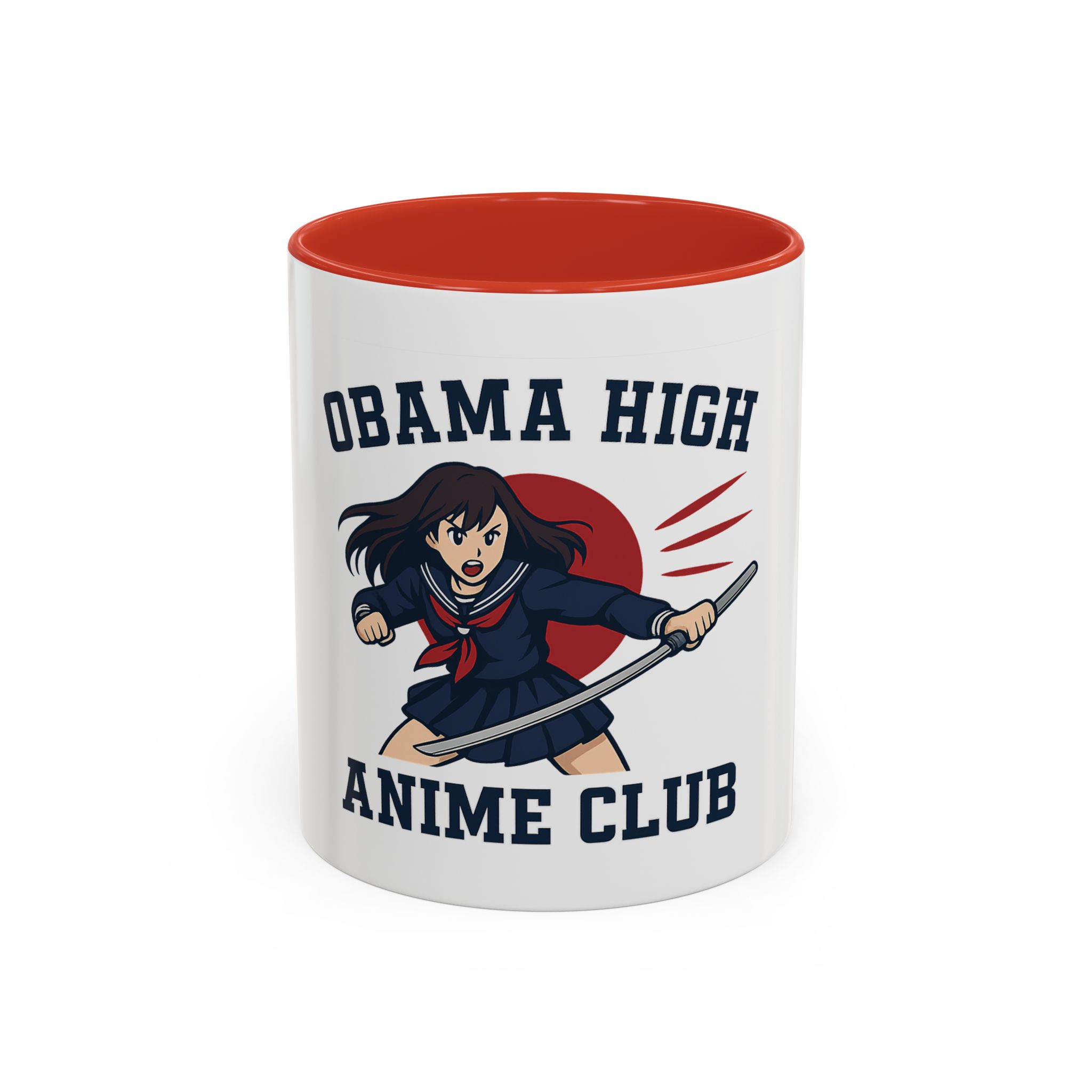 Obama High Anime Club Mug (Girl Hero)