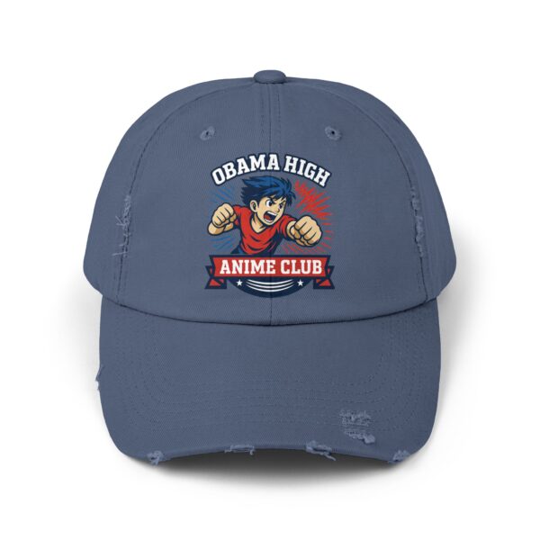 Obama High Anime Club Distressed Cap (Boy Hero) - Image 6