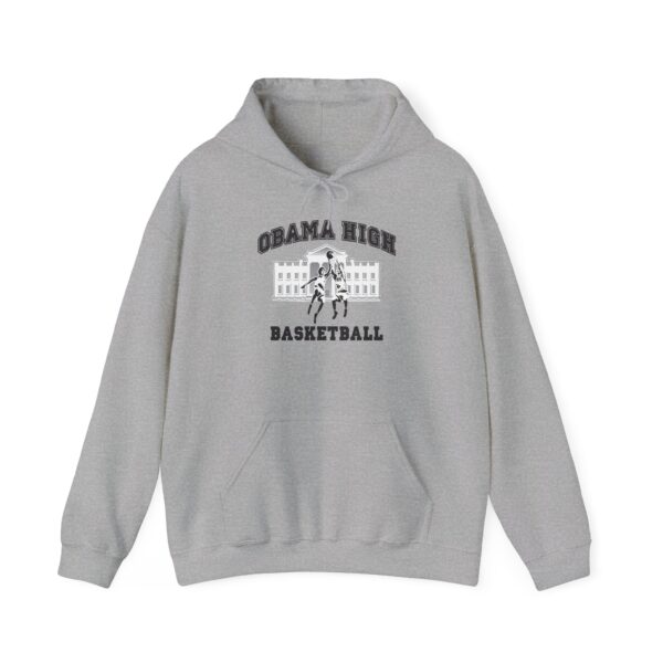 Obama High Basketball Hoodie - Unisex Heavy Blend Sweatshirt