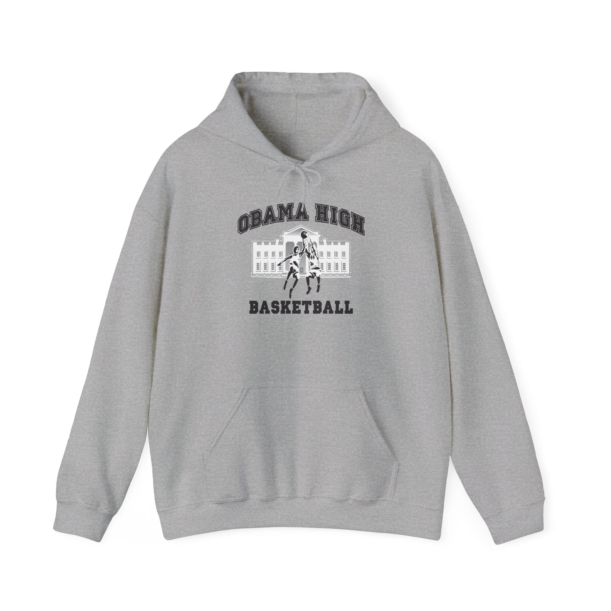 Obama High Basketball Hoodie – Unisex Heavy Blend Sweatshirt