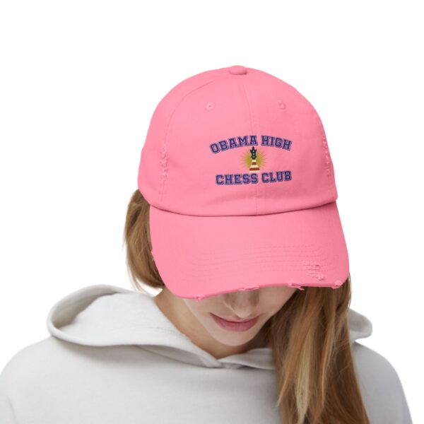 Obama High Chess Club Distressed Cap - Image 8