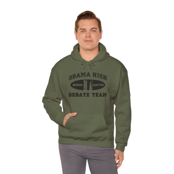 Obama High Debate Team Heavy Blend™ Hooded Sweatshirt - Image 6