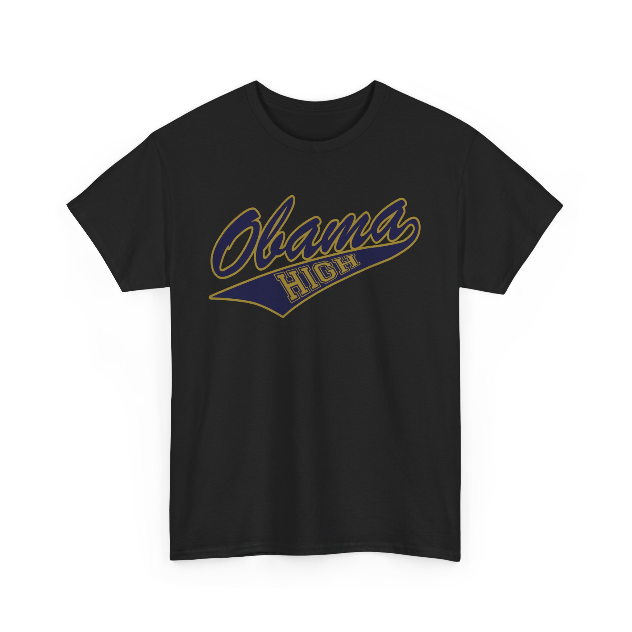 Obama High Swoosh Tee - Unisex Heavy Cotton - Image 8