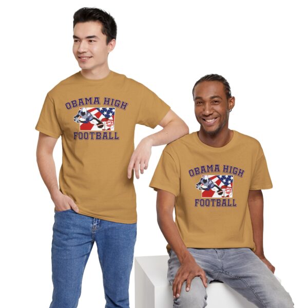 Obama High Football Tee – Classic Collegiate Grit, All-American Style - Image 19