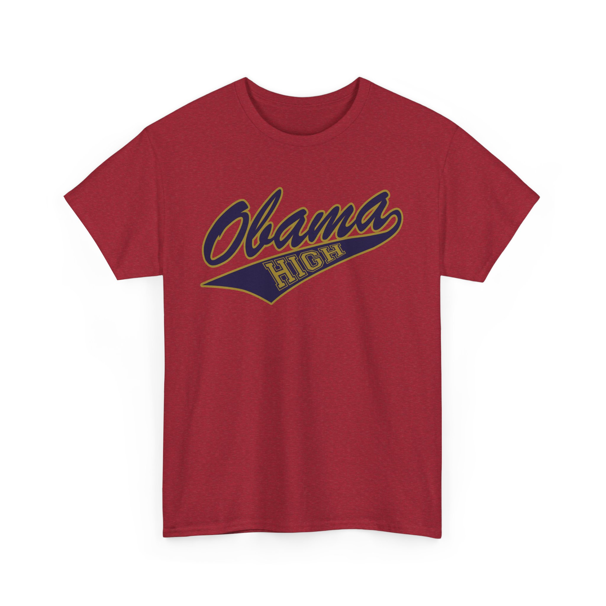 Obama High Swoosh Tee - Unisex Heavy Cotton - Image 7
