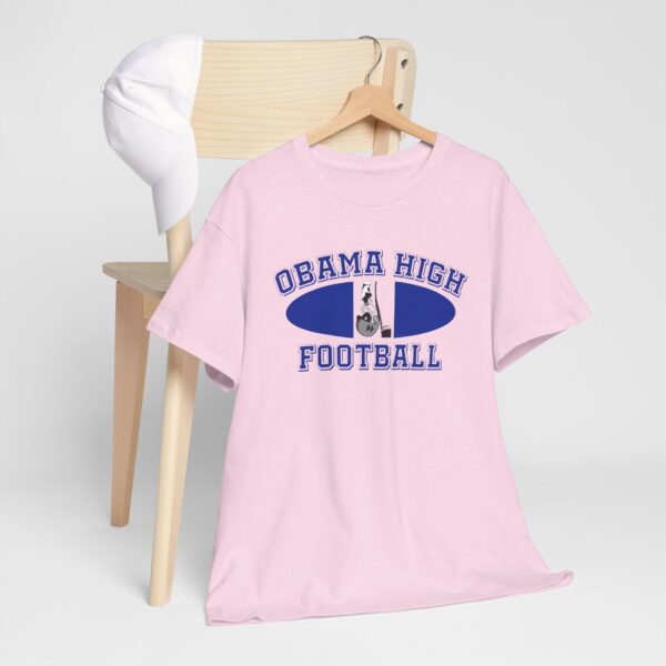 Obama High Football Tee – Classic Collegiate - Image 48