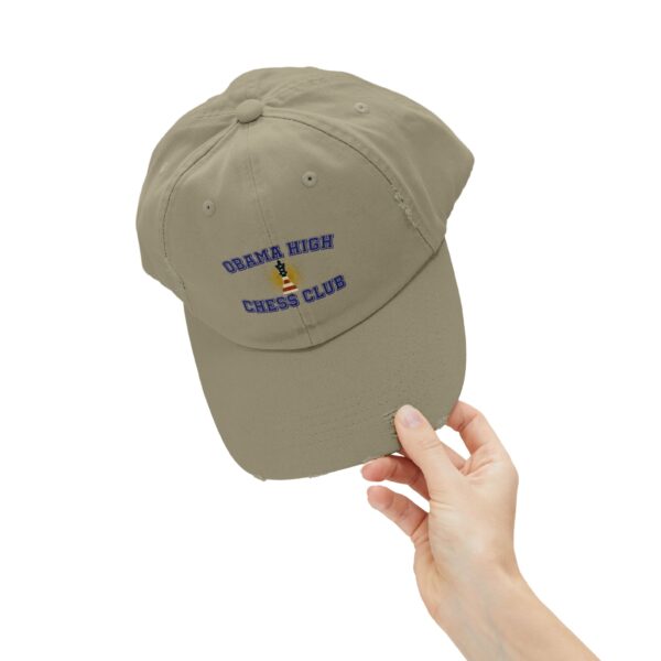 Obama High Chess Club Distressed Cap - Image 6