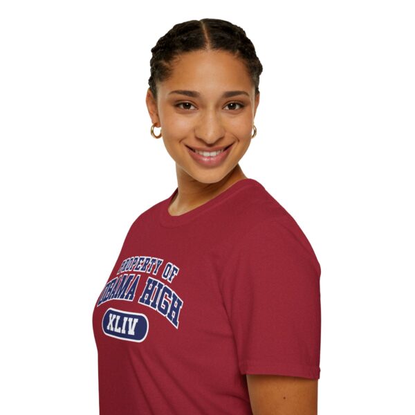 "Property of Obama High" Unisex Softstyle T-Shirt - Casual School Spirit Wear - Image 67