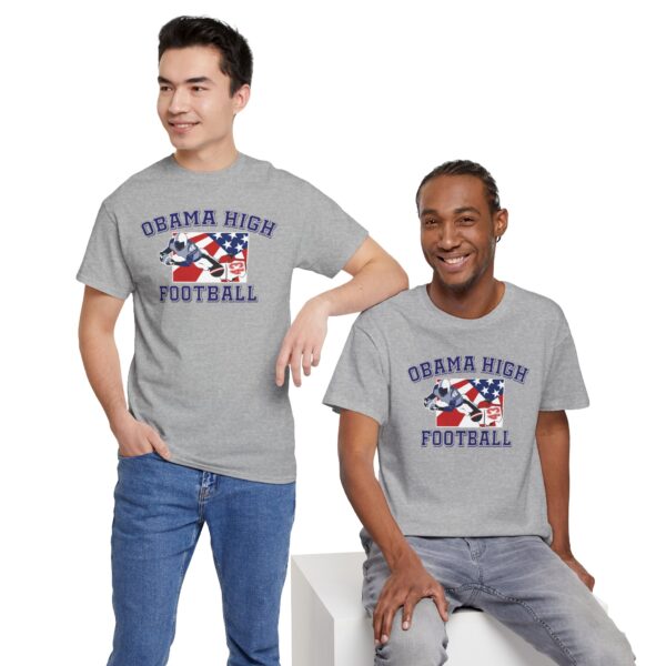 Obama High Football Tee – Classic Collegiate Grit, All-American Style - Image 8