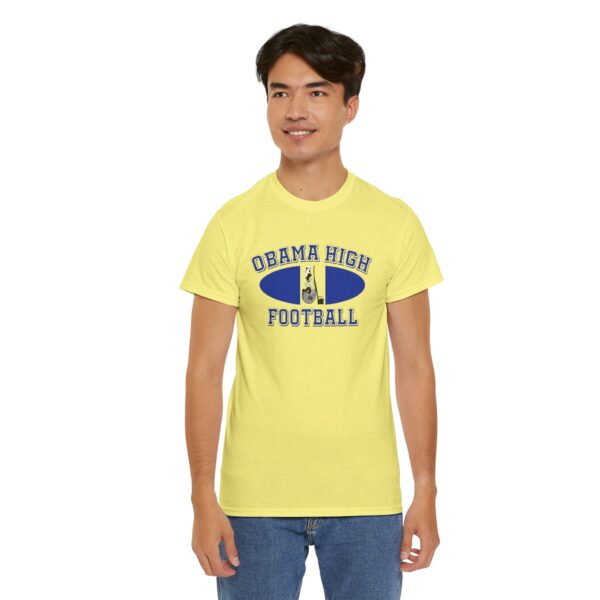 Obama High Football Tee – Classic Collegiate - Image 44