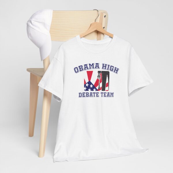 Obama High Debate Team  - Gildan Unisex Heavy Cotton Tee - Image 4