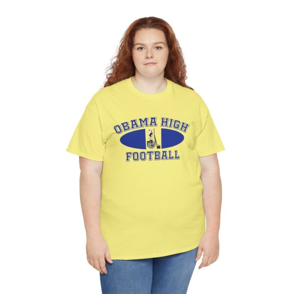 Obama High Football Tee – Classic Collegiate - Image 43