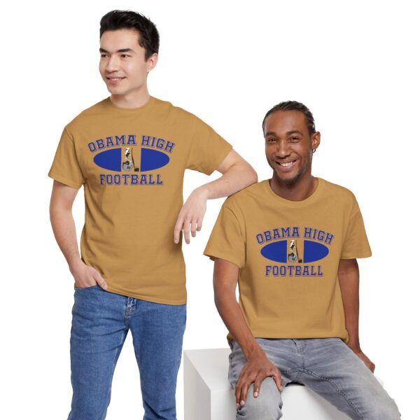 Obama High Football Tee – Classic Collegiate - Image 27