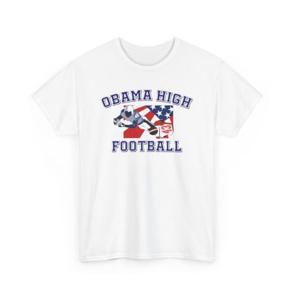Obama High Football Tee – Classic Collegiate Grit, All-American Style - Image 10