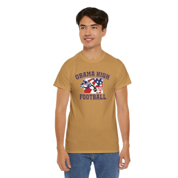Obama High Football Tee – Classic Collegiate Grit, All-American Style - Image 16