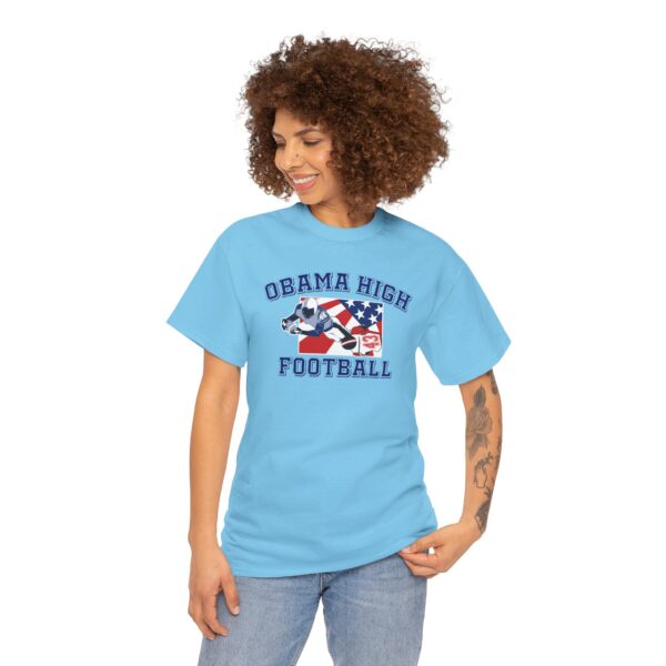 Obama High Football Tee – Classic Collegiate Grit, All-American Style - Image 22