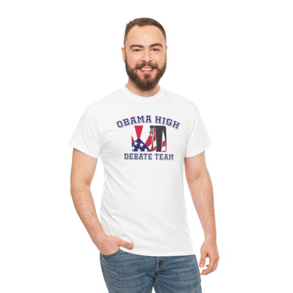 Obama High Debate Team  - Gildan Unisex Heavy Cotton Tee - Image 5