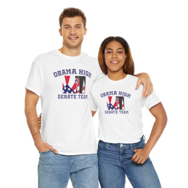 Obama High Debate Team  - Gildan Unisex Heavy Cotton Tee - Image 7