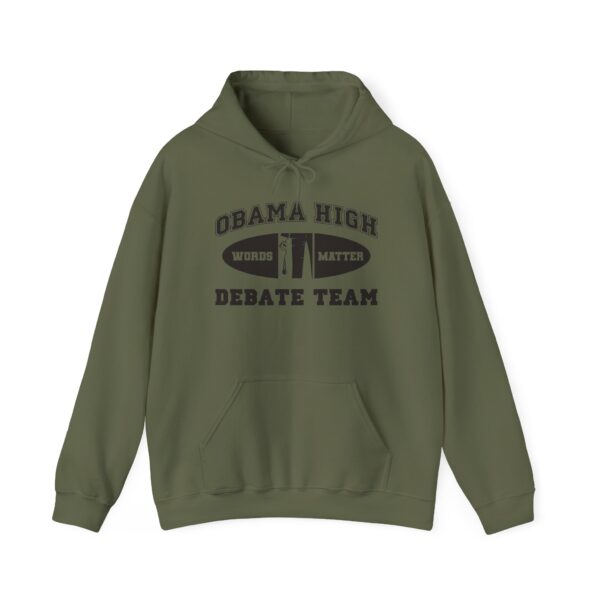 Obama High Debate Team Heavy Blend™ Hooded Sweatshirt - Image 5