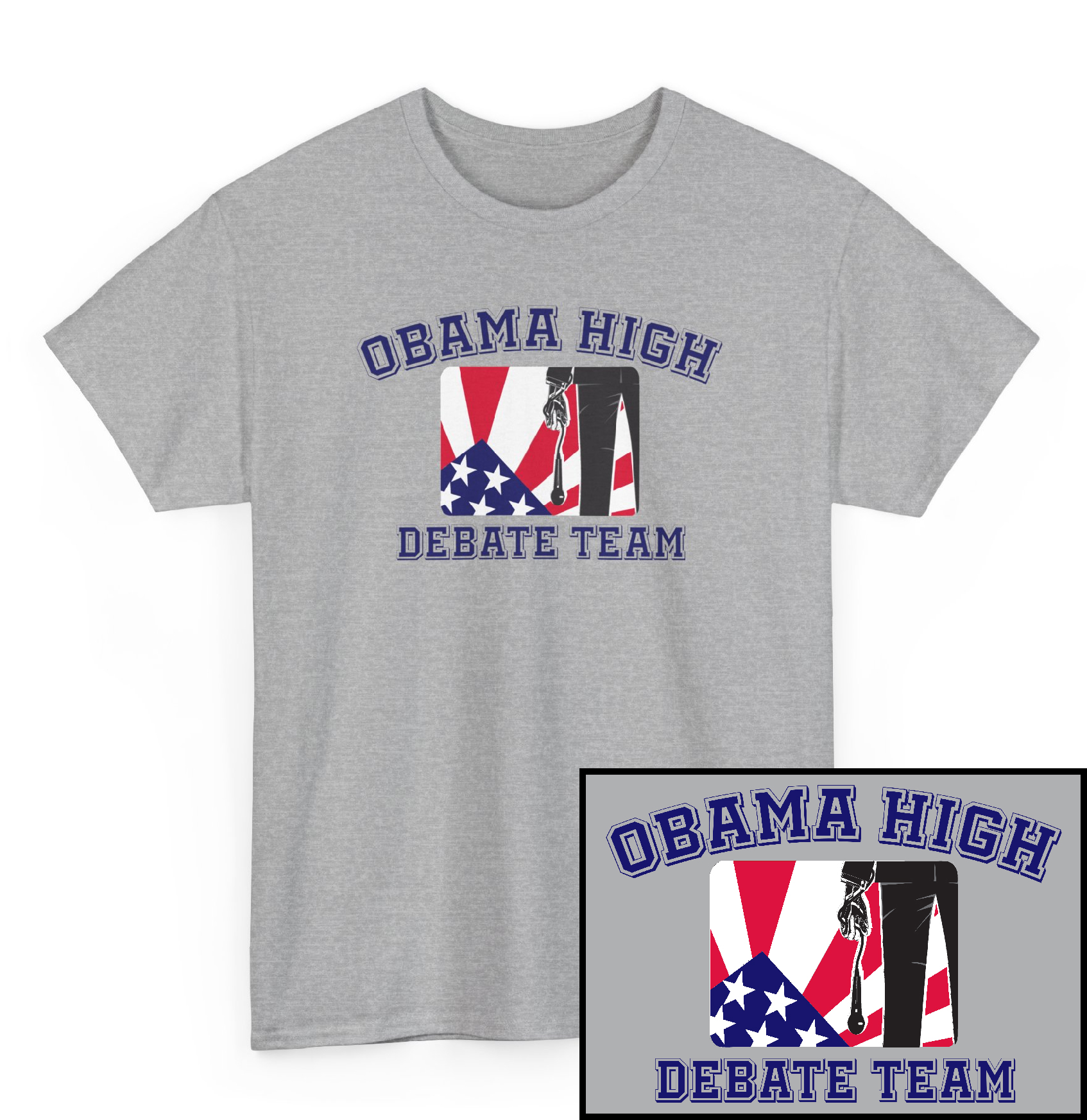 Obama High Debate Team  – Gildan Unisex Heavy Cotton Tee
