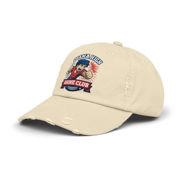 Obama High Anime Club Distressed Cap (Boy Hero) - Image 2