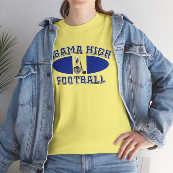 Obama High Football Tee – Classic Collegiate - Image 46